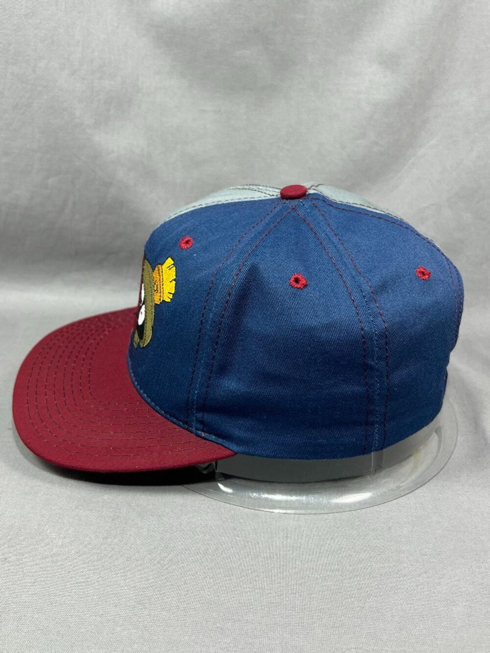 Vtg 90s Marvin the Martian Acme Clothing Co. Hat Looney Tunes USA Snapback Cap - Picture 3 of 16